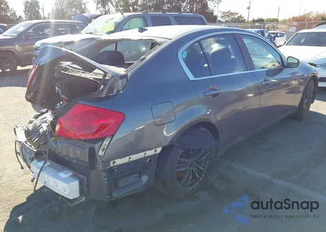 2011 Infiniti G37 Journey from USA, damaged, VIN JN1CV6AP9BM502985